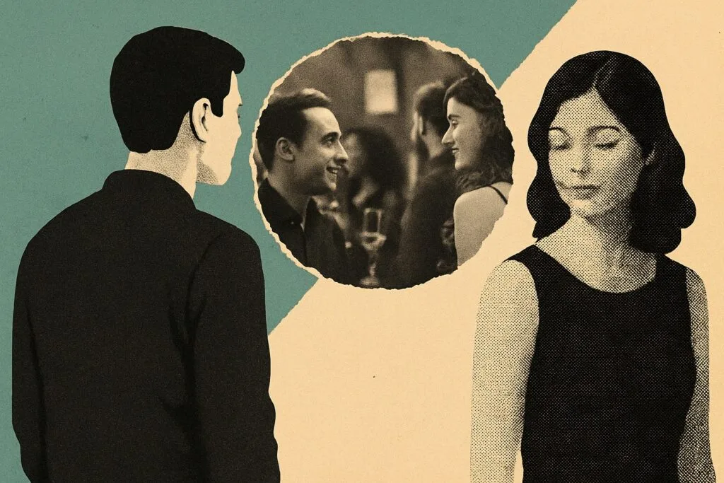 Rencontre coquine près de chez soi : comment chercher sans perdre de temps 2 Deux adultes proches géographiquement échangeant avant une rencontre dans une ambiance discrète