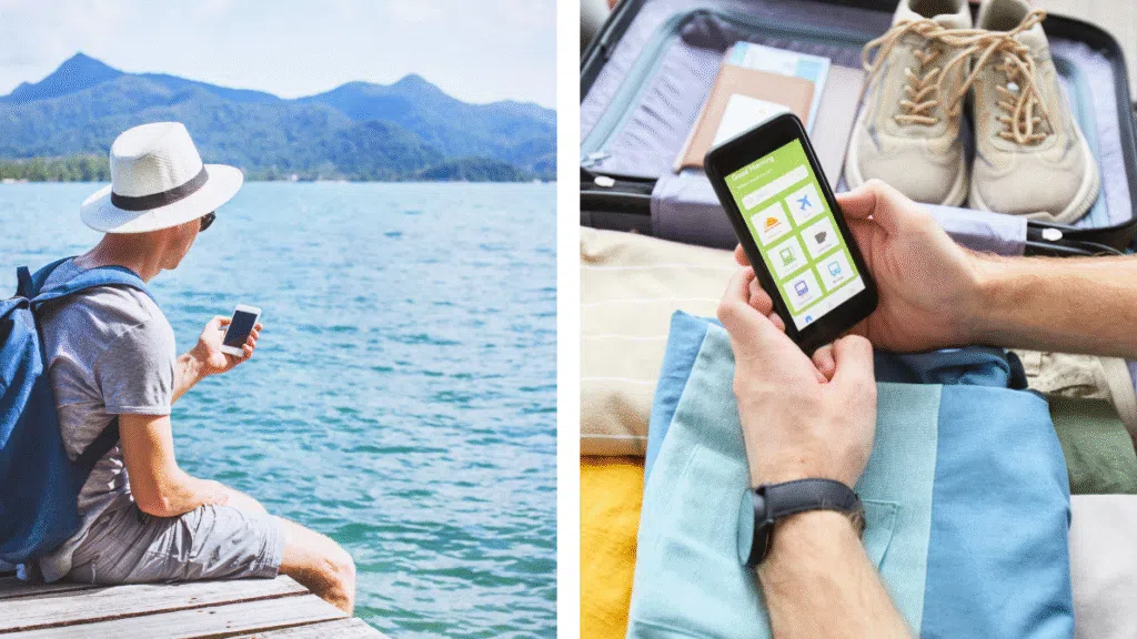 Voyager seule : un guide pour les femmes en quête d’aventure 10 Smartphone avec applications de voyage et GPS pour voyageuse solo