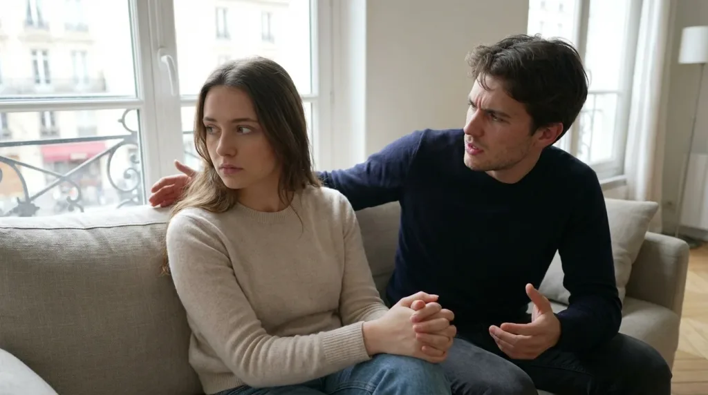 Illustration d’une relation atypique instable alternant proximité et distance