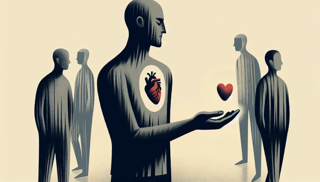 relation amoureuse instable avec alternance de distance et proximité émotionnelle