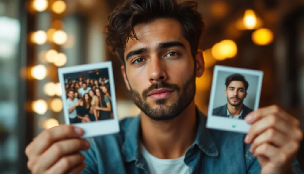 Photo de profil : 11 erreurs fatales qui réduisent vos réponses sur un site de rencontre 6 Profil de rencontre avec uniquement des photos de groupe créant de la confusion