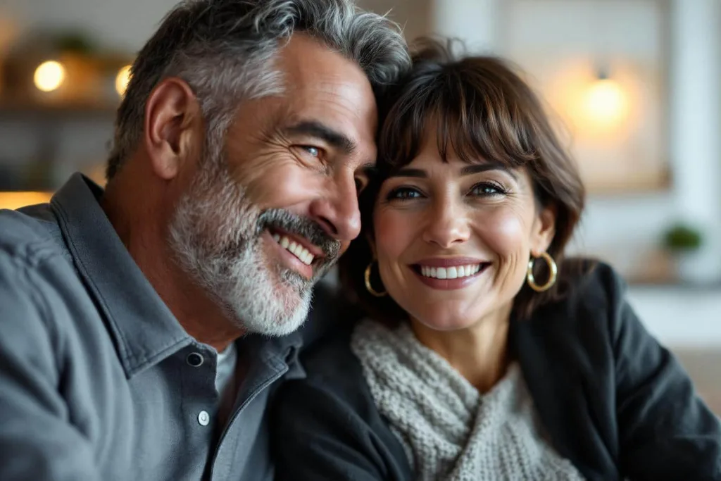 Sexualité homme après 50 ans : 11 clés puissantes pour une vie intime épanouie 7 Couple mature renforçant son lien émotionnel et sa complicité après 50 ans